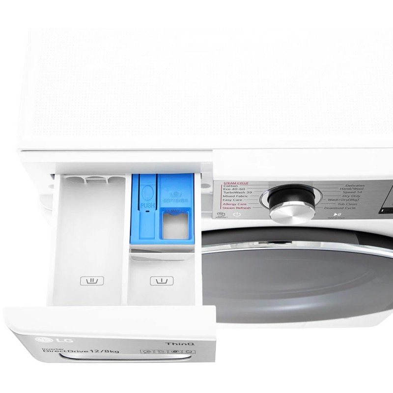 ماشین لباسشویی و خشک کن ال جی WDV1260BRP