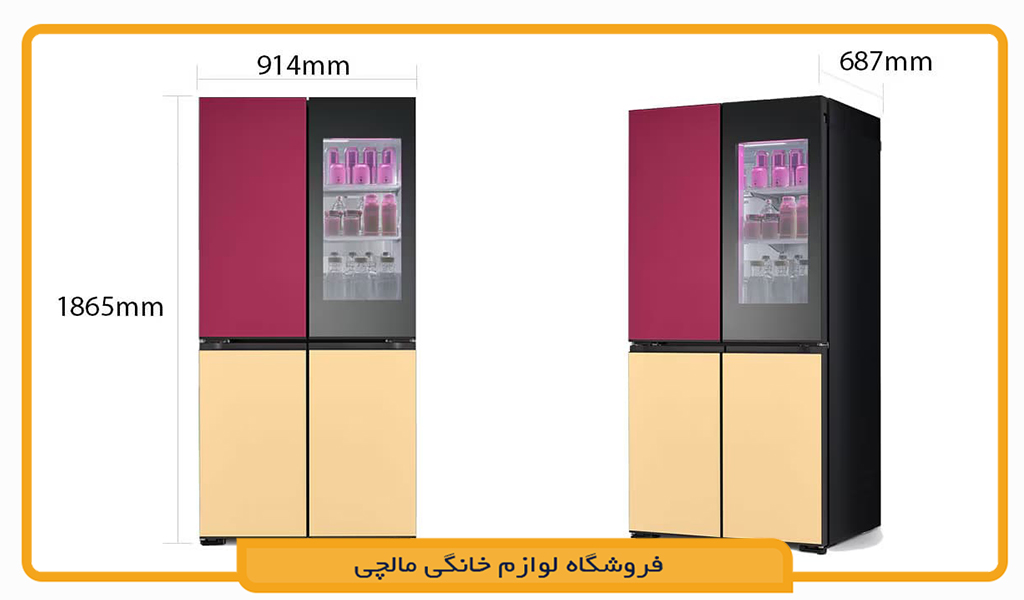 یخچال فریزر ال جی GMV960NNME
